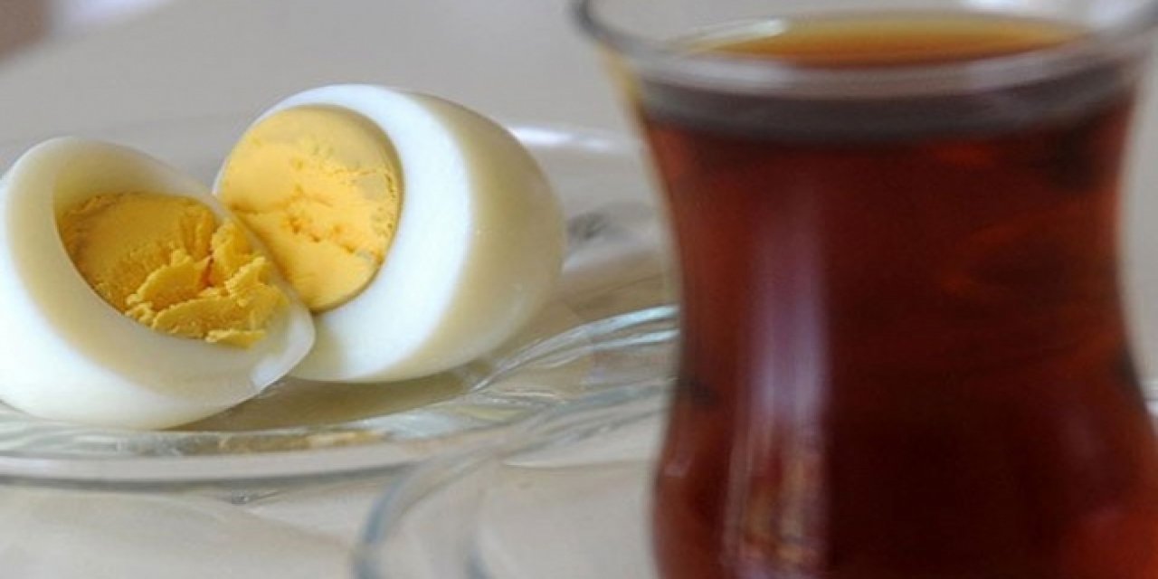 Kahvaltıda Yumurta ve Çayı birlikte Yiyorsanız derhal vazgeçmelisiniz!