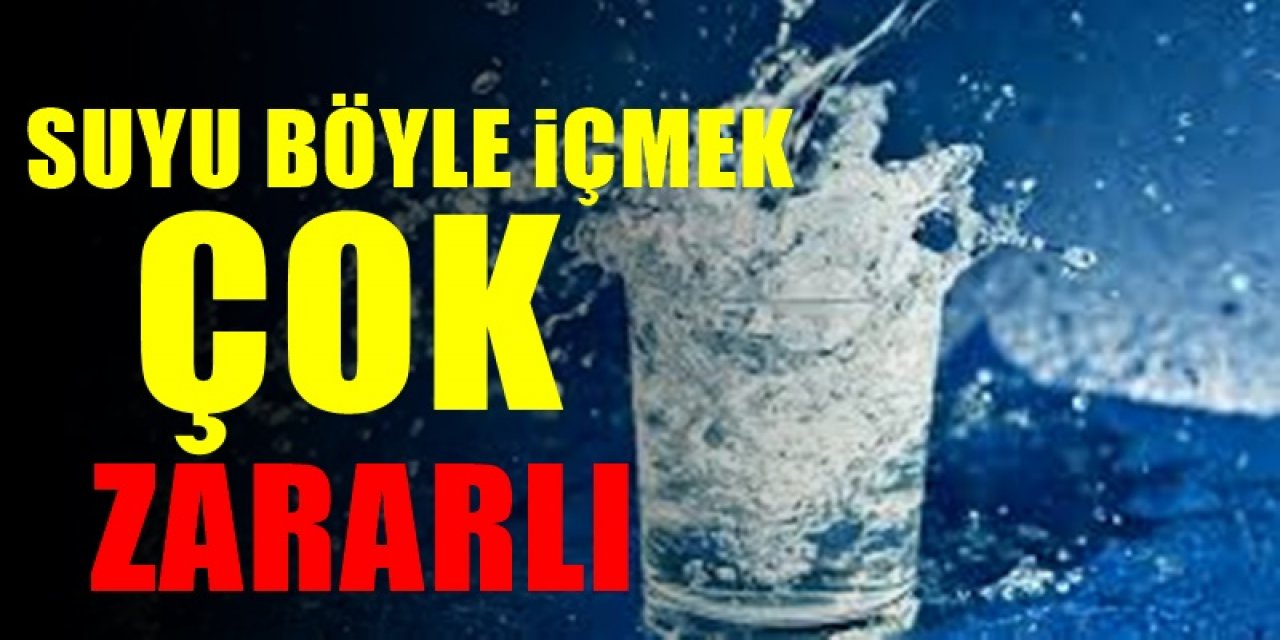 Suyu Bu Şekilde İçmek Sağlığınızdan Ediyor Bu Yanlış Alışkanlığa Son verin