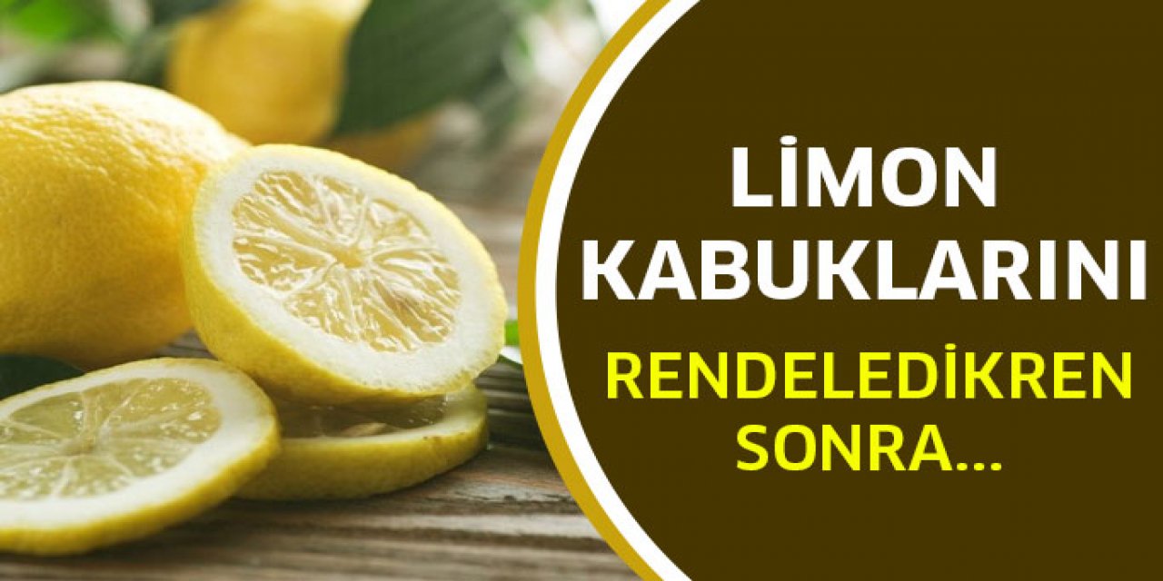 Limon Kabuklarını Atmayın Rendeleyip Böyle tüketirseniz o sorun geçer