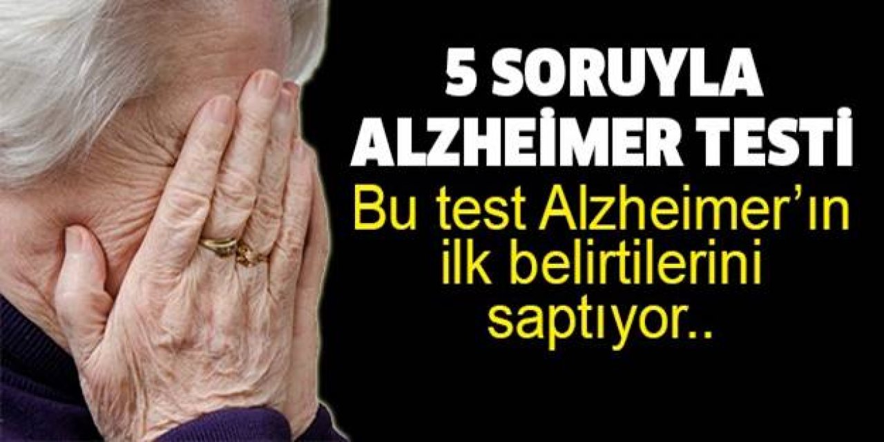 Alzheimer Olup Olmadığınızı Anlamak için Bu testi yapın