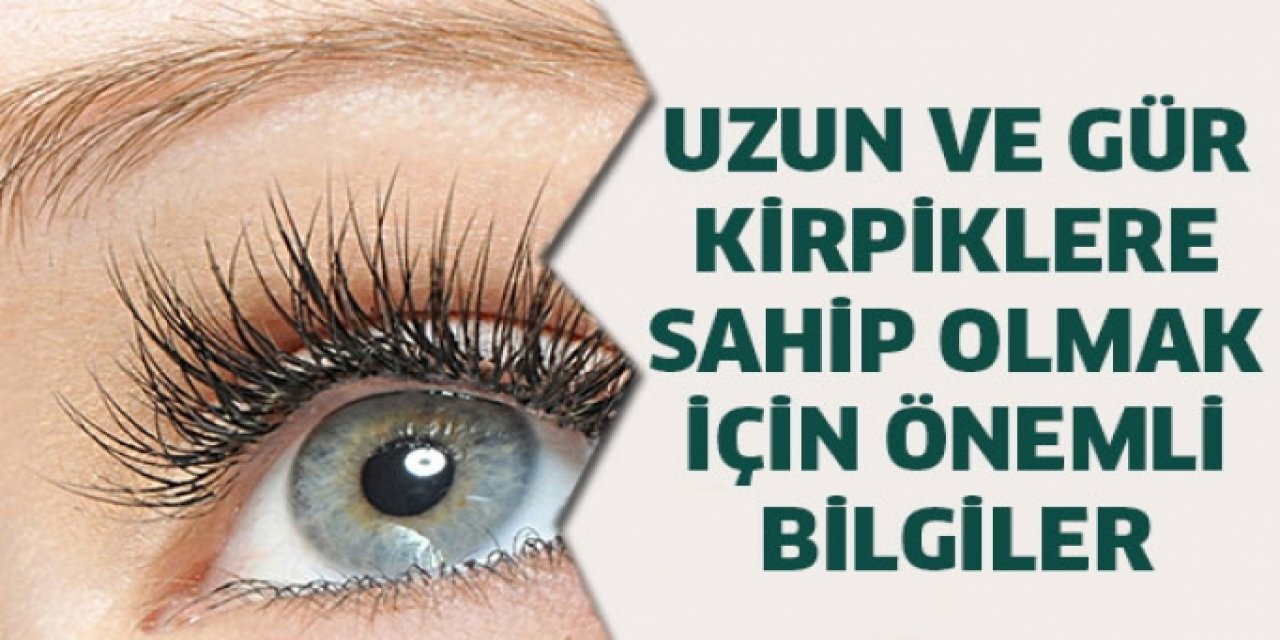 Daha uzun ve Gür kirpiklere sahip olmak için bu tekniği kullanın