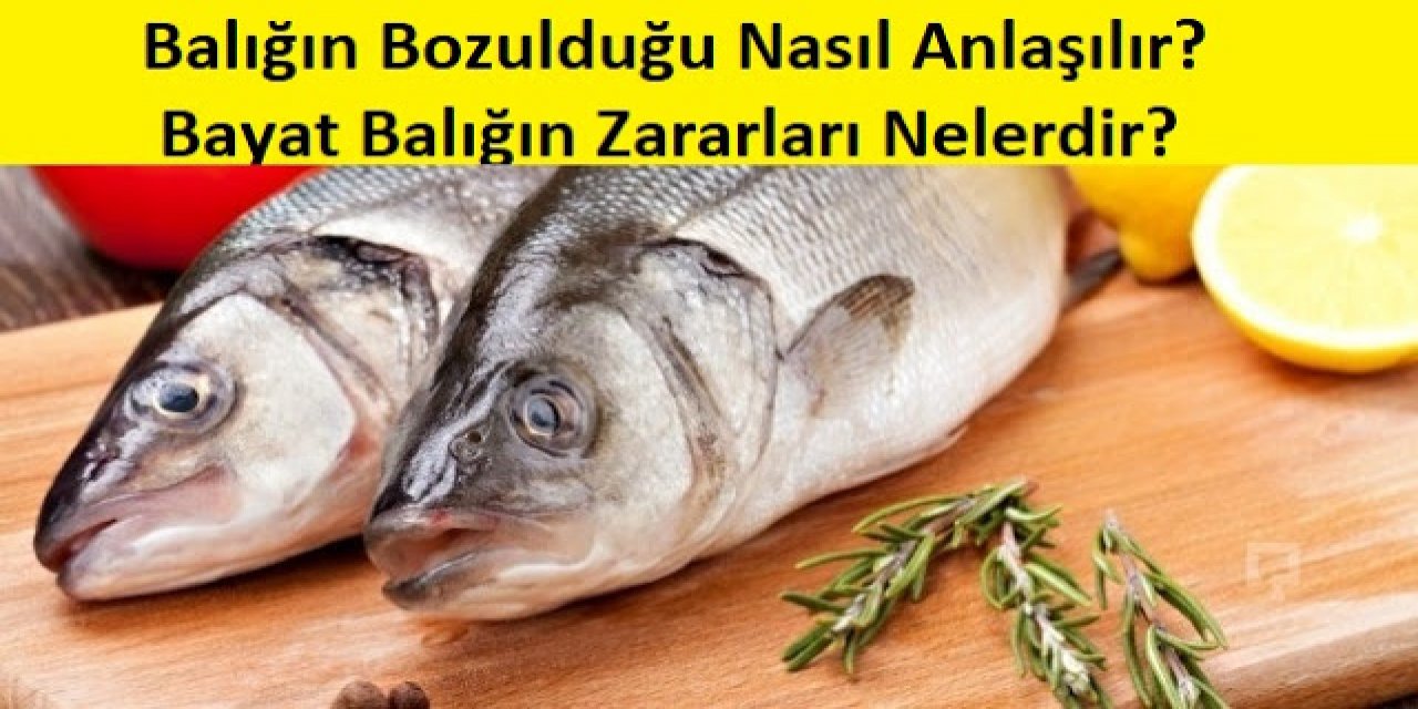 Balık Alırken Dikkatli olun böyleyse bırakın taze değil bayat!..