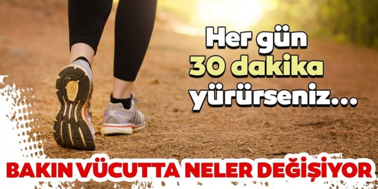 Günde 30 Dakika böyle yürürseniz o sorundan kurtulabilirsiniz üstelik deneyenler başardı