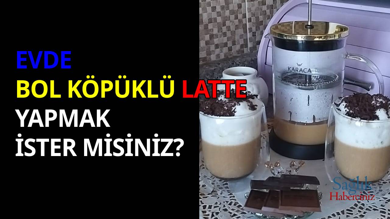 Filtre kahveden latte nasıl yapılır? Evde latte yapımı