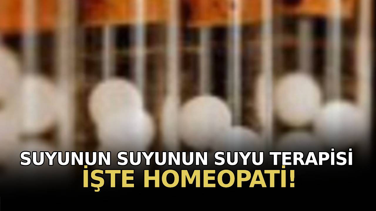 Hekimlerin Anlata Anlatan Bitiremediği Bir Yöntem var! Adı Homeopati ve bu tedavi...